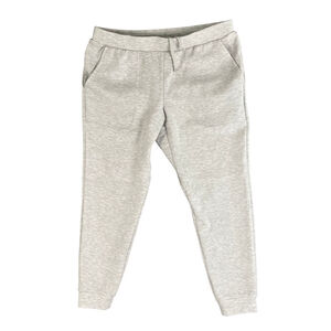 All In Motion Mens L Gray Soft Stretch Jogger Pants Zipper Pocket Performance